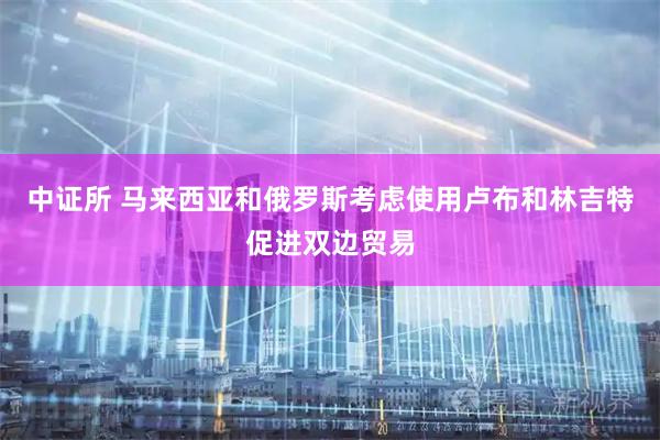 中证所 马来西亚和俄罗斯考虑使用卢布和林吉特促进双边贸易