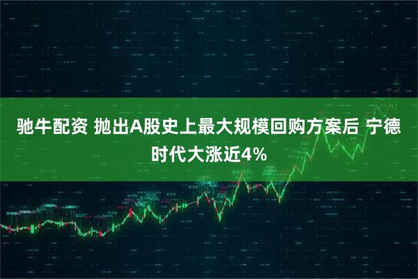 驰牛配资 抛出A股史上最大规模回购方案后 宁德时代大涨近4%