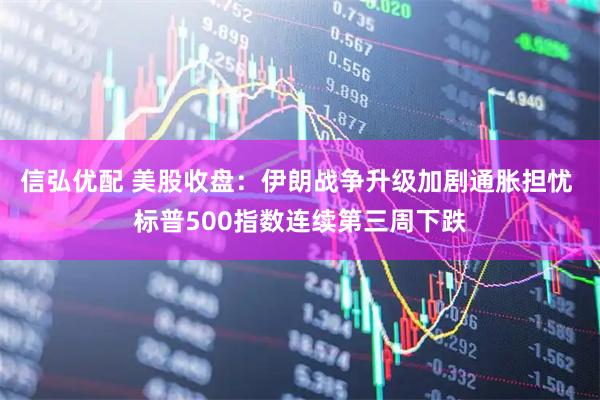 信弘优配 美股收盘：伊朗战争升级加剧通胀担忧 标普500指数连续第三周下跌