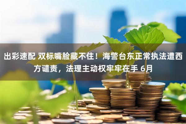 出彩速配 双标嘴脸藏不住！海警台东正常执法遭西方谴责，法理主动权牢牢在手 6月