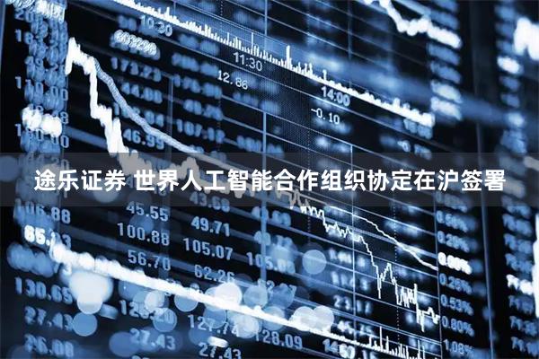 途乐证券 世界人工智能合作组织协定在沪签署